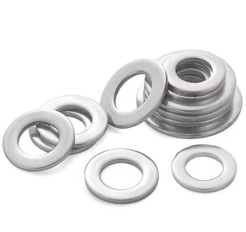 M6 x 12mm Flat Washer,12mm Outside Diameter,1.5mm Thickness 304 Stainless Steel Washers Flat,100Pcs in Kuwait