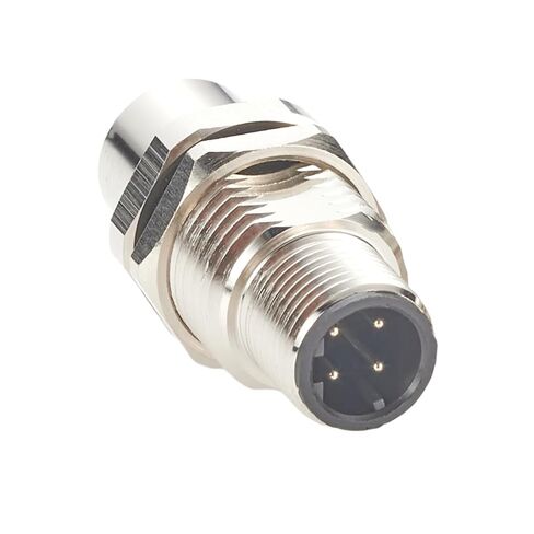 Profinet M12 D-Code 4 دبوس ذكر إلى أنثى موصل تغذية الحاجز Cat5 إيثرنت IP67 محمي جدار تمرير من خلال لوحة جبل موصل دائري لمستشعر EtherCAT Fieldbus PLC (2 قطعة) in Saudi Arabia