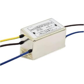 YB410B-1A/3A/6A/10A/20A Dual Section Single Phase AC Power Filter 220V Anti-Interference Inverter Drive Motor(YB410B-10A Bolt Type) in Kuwait