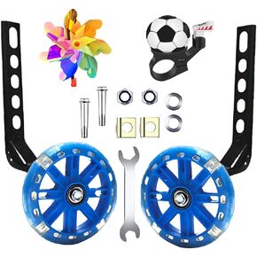 Adjustable Training Wheels for Bike Fits 12/14/16/18/20 Inch Bikes Bicycle Training Wheels for Stabilizer Training, 1 Pair.(blue) in Kuwait