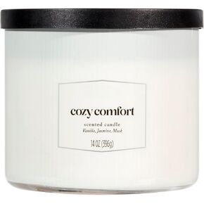3-Wick Textured Wrapped Cozy Comfort Scented Candle, 14 oz Romantic Valentine's Day Gift for Her, Girlfriend, in Saudi Arabia