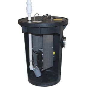 Zoeller 915-0005 1/2 HP The Shark Residential Sewage Grinder System with 18-Inch Basin in Saudi Arabia