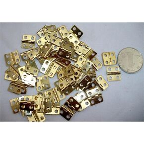 مفصلات حديدية 13 × 12 مم 180 درجة دوران ريترو 20 قطعة (أصفر) in Kuwait