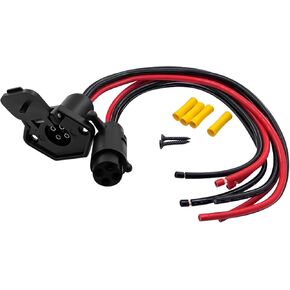 4 Wire Trolling Motor Plug and Receptacle 12-24V 10 Gauge Waterproof Trolling Motor Quick Connector Compatible With Marine Boat and Kayaks in Saudi Arabia