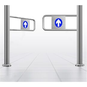 بوابة تأرجح تلقائية للارتداد على نطاق واسع من الفولاذ المقاوم للصدأ، باب يدوي، بوابة تأرجح أوتوماتيكية من الفولاذ المقاوم للصدأ - باب أمان لمحلات السوبر ماركت ومراكز التسوق ومتاجر البيع بالتجزئة والمساحات التجارية - متينة in Kuwait