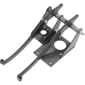 ALMULOO Trunk Hinges Pair Compatible with 1940-1948 Chevy Pontiac Oldsmobile Buick Convertible & Coupe Models – Zinc Alloy Construction Galvanized Finish in Kuwait