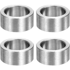 MECCANIXITY 4pcs M16 Metal Spacers, M16 IDx26mm ODx20mm Length Stainless Steel Spacer Round Unthreaded Standoff Bushing Plain Finish for Screw Bolts, Silver 16x26x20mm in Saudi Arabia