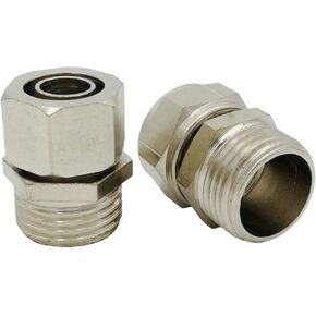 BSPT 10Pcs KLC6-M5,KLC4-01,KLC6-02,KLC8-01,Fast Twist Pneumatic Connectors male straight one-touch fittings(10Pcs KLC6-02) in Saudi Arabia
