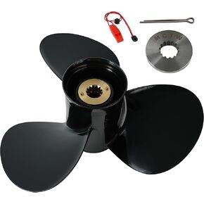 Upgrade OEM 13 Spline Tooth Aluminum Outboard Propeller fit Mercury Engines 25/30/35/40/45/50/55/60/70/75hp,3-1/4" Gearcase,RH in Kuwait