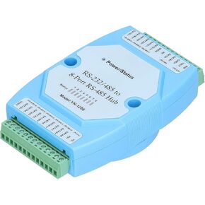 RS485 Hub 8 Port من الدرجة الصناعية Opto معزولة مكرر موزع نقل عالي السرعة لأنظمة الأتمتة DC9 24V ABS بلاستيك in Kuwait