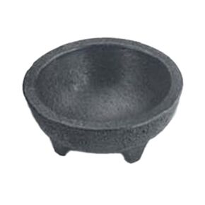 A-to-Z Supply 289-HS-NHS1008-CH Molcajete Chico, 4 oz., 3" Diameter x 1-1/2" Deep, Polypropylene, Charcoal Color, NSF Certified, Authentic Serving Bowl for Bars and Restaurants, 24 Pack in Kuwait
