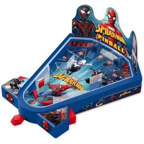 World Tech Toys Marvel Spider-Man Tabletop Pinball Game – Kids Mini Arcade Toy with Launcher & Metal Ball - Marvel Licensed - Spiderman Gift for Ages 3+ in Kuwait