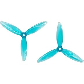 2 Pairs 3-Blade 5x4.3 Inch CW/CCW Props Fit For T5043C FPV Racing/Freestyle Drones(Clear) in Saudi Arabia