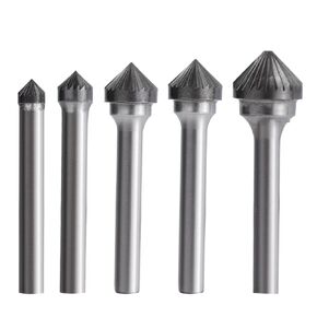 نتوءات مبرد دوارة مقاس 6 مم ساق واحدة من الكربيد من النوع K طحن دوار لأداة النجارة المعدنية قطعة واحدة (اللون: 3 × 6 مم، الحجم: قطعة واحدة) in Kuwait