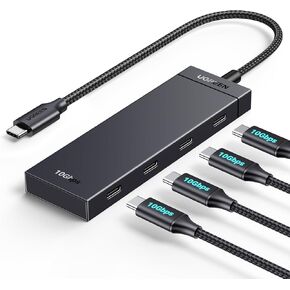 UGREEN USB C Hub, 10Gbps 4 in 1 USB 3.2 Adapter with 4 USB-C 3.2, 4 Ports USB C Splitter Extender for MacBook Pro/Air, iPad Pro, iPhone 15/15 Pro Max, Surface, PC, Laptops and More in Kuwait