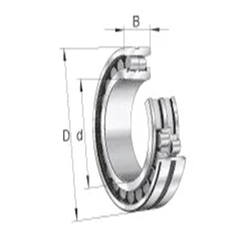 1 قطعة تحمل NN3011-AS-K-M-SP 55x90x26 NN3011 3011 مدبب تتحمل مزدوجة محامل أسطوانية آلة أداة in Kuwait