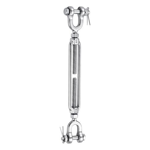 1/4 Turnbuckle Heavy Duty 304 Stainless Steel Turnbuckle Tensioner, 1600 lbs Working Load Limit, Jaw and Jaw Turnbuckles for Cables Wire Shade Sail Deck Ground Anchor in Saudi Arabia