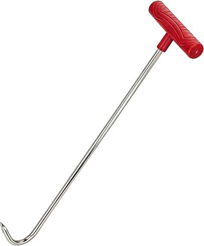 خطاف رفع على شكل حرف T مقاس 16 بوصة (40 سم) عالي التحمل لرفع سحب أغطية غرف التفتيش المتحركة، مصارف العواصف، أغطية خزان الصرف الصحي، رأس مدبب للباب، خطاف لحم يدوي in Kuwait