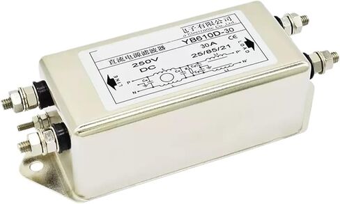 12V 24V 48V 250VDC Double Section DC Power Filter YB610D-3A 6A 10A 20A 30A(YB610D-20A) in Saudi Arabia