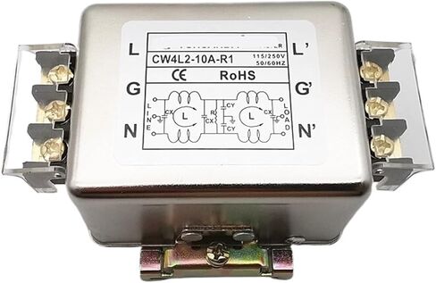 CW4L2-10A/20A/30A-R1 DIN نوع السكك الحديدية مرشح الطاقة 220 فولت DIN محطة السكك الحديدية (CW4L2-10A-R1 10A) in Saudi Arabia