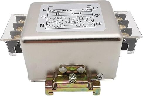CW4L2-10A/20A/30A-R1 DIN نوع السكك الحديدية مرشح الطاقة 220 فولت DIN محطة السكك الحديدية (CW4L2-10A-R1 10A) in Kuwait