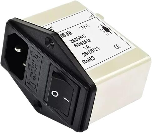 YB172-1A/3A/6A/10A Socket + Double Insurance + Switching Power Filter 220V/250V(YB172-1A) in Saudi Arabia