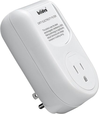 فلاتر الكهرباء المتسخة من بريديا، تقلل الضوضاء عالية التردد التي تسببها الأجهزة الإلكترونية من أجل مصدر طاقة مستقر ونظيف لك، وتطيل عمر جهازك الكهربائي، أبيض in Kuwait