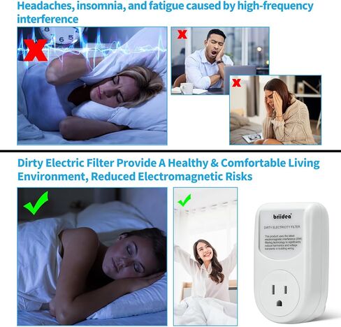 فلاتر الكهرباء المتسخة من بريديا، تقلل الضوضاء عالية التردد التي تسببها الأجهزة الإلكترونية من أجل مصدر طاقة مستقر ونظيف لك، وتطيل عمر جهازك الكهربائي، أبيض in Kuwait