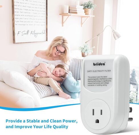 فلاتر الكهرباء المتسخة من بريديا، تقلل الضوضاء عالية التردد التي تسببها الأجهزة الإلكترونية من أجل مصدر طاقة مستقر ونظيف لك، وتطيل عمر جهازك الكهربائي، أبيض in Kuwait