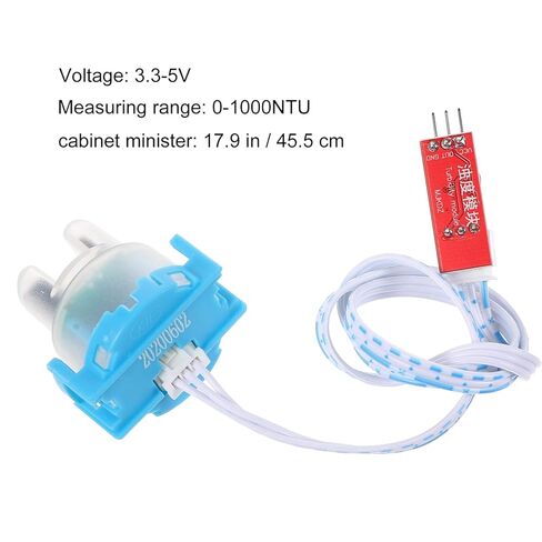 Alipis 5V Turbidity Sensor Module for Water Detection Accurate Turbidity Value Measurement for Washing Machines Dishwashers and Wastewater Monitoring Systems in Saudi Arabia