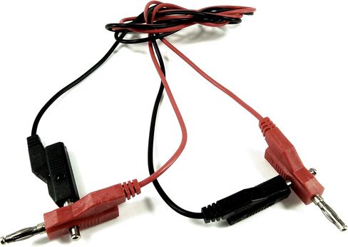 10 مجموعات من مجموعات الرصاص لاختبار الموز إلى الموز، بطول 3 أقدام، كابلات حمراء وسوداء من RSR Electronics in Kuwait