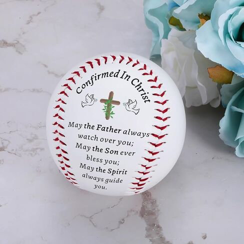 Confirmation Gifts for Boys Christian Baseball Senior Night Gifts for Teenage Boys Girls First Communion Baptism Gif T for Teens Son Base-ball Lovers Religious Catholic End of Season Sports Present in Kuwait
