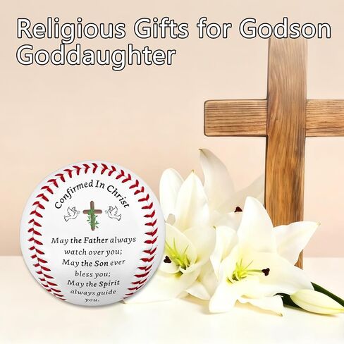 Confirmation Gifts for Boys Christian Baseball Senior Night Gifts for Teenage Boys Girls First Communion Baptism Gif T for Teens Son Base-ball Lovers Religious Catholic End of Season Sports Present in Kuwait