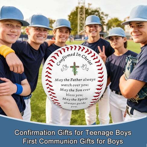Confirmation Gifts for Boys Christian Baseball Senior Night Gifts for Teenage Boys Girls First Communion Baptism Gif T for Teens Son Base-ball Lovers Religious Catholic End of Season Sports Present in Kuwait