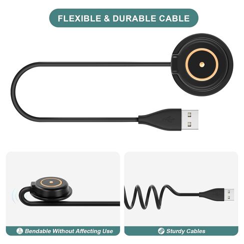 MCC 3 شاحن مغناطيسي 2 حزمة، كابل شحن مغناطيسي عالمي متوافق مع سلسلة Olight Odin/Warrior/Seeker/Baton/Perun/Arkfeld والمزيد - سلك شحن USB بديل لمصابيح Olight الكاشفة in Kuwait