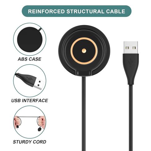 MCC 3 شاحن مغناطيسي 2 حزمة، كابل شحن مغناطيسي عالمي متوافق مع سلسلة Olight Odin/Warrior/Seeker/Baton/Perun/Arkfeld والمزيد - سلك شحن USB بديل لمصابيح Olight الكاشفة in Kuwait
