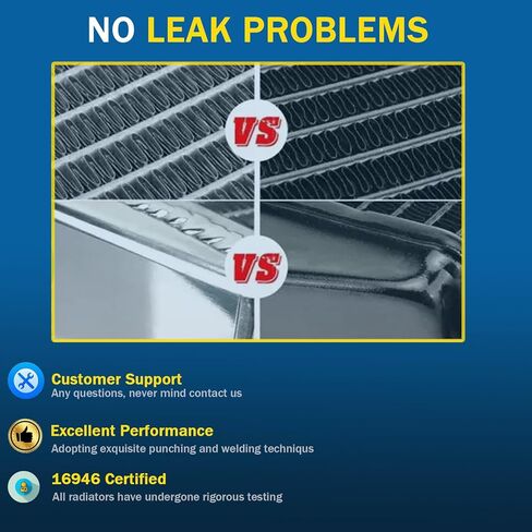 مشعاع ألومنيوم أساسي 3 صفوف لـ 1963-1966 تشيفي C10 C20 C30 K10 K20 بيك اب/ضواحي جي إم سي بونتياك كاتالينا + كفن + مرحل + مروحة (16 بوصة) 1964 1965 in Kuwait