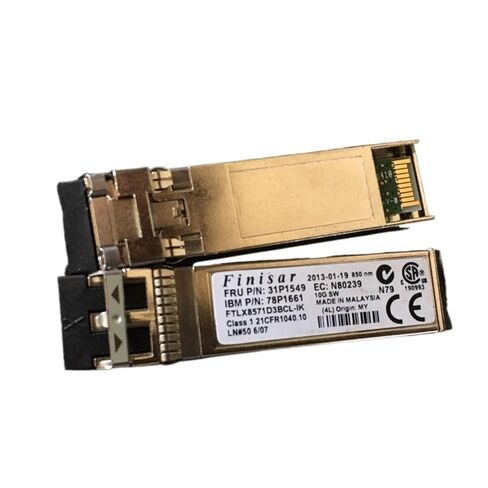 31P1549 78P1661 FTLX8571D3BNL-IK 10G SFP + 10G وحدة بصرية متعددة الأوضاع in Saudi Arabia