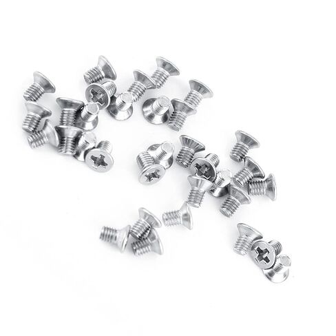 100PCS Stainless Steel Fastener Bolts Machine Screw, Flat Head Screw, Countersunk Head for Home Appliance Furniture Machinery Industry Communication Equipment (M3*6) in Saudi Arabia
