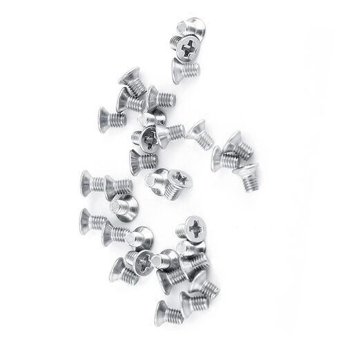 100PCS Stainless Steel Fastener Bolts Machine Screw, Flat Head Screw, Countersunk Head for Home Appliance Furniture Machinery Industry Communication Equipment (M3*6) in Saudi Arabia