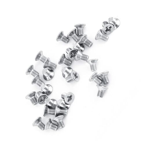 100PCS Stainless Steel Fastener Bolts Machine Screw, Flat Head Screw, Countersunk Head for Home Appliance Furniture Machinery Industry Communication Equipment (M3*6) in Saudi Arabia