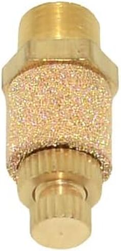 VARMHUS 10PCS Brass Adjustable Flow Control Muffler, 1/8" NPT Thread, for Pneumatic Systems (1/8") in Kuwait