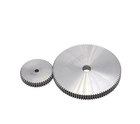 ترس محرك فولاذي شديد التحمل 1 قطعة ترس فولاذي 1Mod 44T-58T ترس محرك معدني سمك 10 مم تتحمل العملية (51 سنًا) in Kuwait