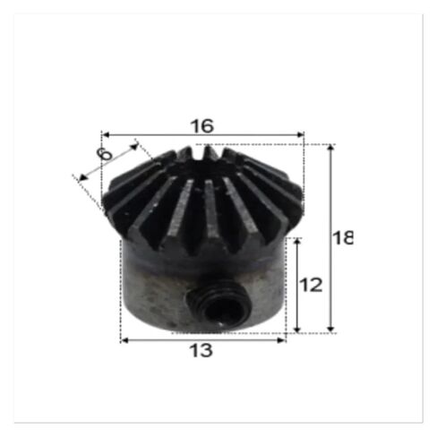 Steel Heavy Duty Motor Pinion Gear 2pcs 1.25 Modulus 20 Teeth Inner Hole 8mm 10mm Gear Spiral Bevel Gears for Violent Model Car Modification DIY(8mm) in Saudi Arabia