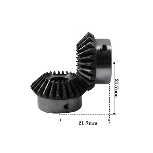 Steel Heavy Duty Motor Pinion Gear 2pcs 1.25 Modulus 20 Teeth Inner Hole 8mm 10mm Gear Spiral Bevel Gears for Violent Model Car Modification DIY(8mm) in Saudi Arabia