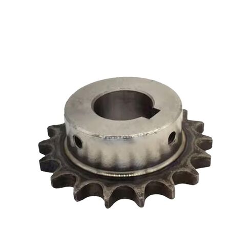 ترس ترس محرك فولاذي شديد التحمل 12 أسنان 08B عجلة محرك صناعية عجلة ضرس سلسلة فولاذية تروس Keyway تتحمل 12-25 مم (15 مم (Keyway 5 مم)) in Kuwait