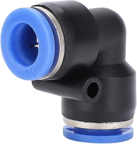 Pneumatic Connector Blue PV4/6/8/10 90-degree Elbow Two-way Quick L-type 1Pcs(Blue PV8) in Kuwait