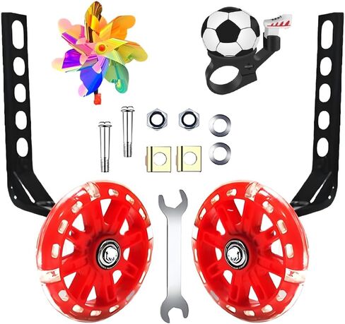 Adjustable Training Wheels for Bike Fits 12/14/16/18/20 Inch Bikes Bicycle Training Wheels for Stabilizer Training, 1 Pair.(blue) in Kuwait