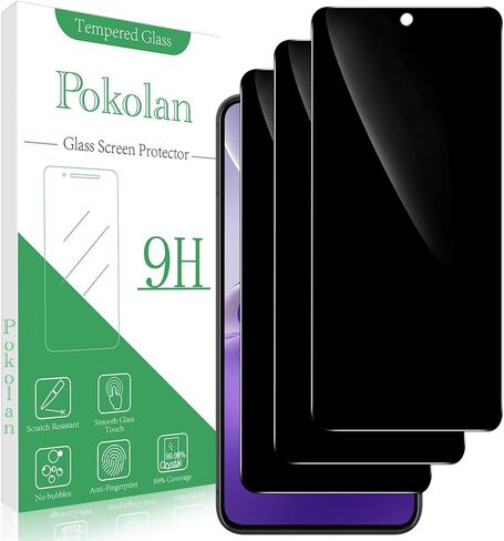واقي شاشة Pokolan [3-Pack] لفيلم الزجاج المقسى Google Pixel 7، صلابة 9H، خالي من الفقاعات، سهل التركيب، صديق للحافظة in Kuwait
