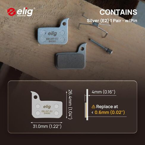 وسائد فرامل قرص الدراجة من ELIG متوافقة مع Avid Sram Apex 1، CX1، S-700 B1، Force 1، Force 22، Rival 1، Rival 22، Level TLM، Level Ultimate، Red eTap HRD، Red 22｜MTB/eMTB/Downhill/Trail/All Mountain in Kuwait